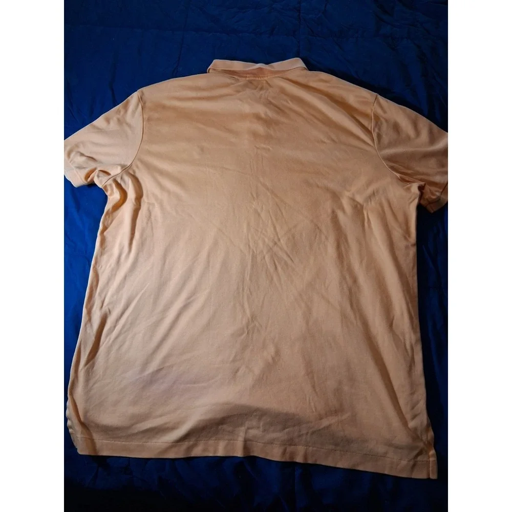 Polo Ralph Lauren Pima Soft Touch Polo Shirt Mens XXL Orange Short Sleeve Cotton